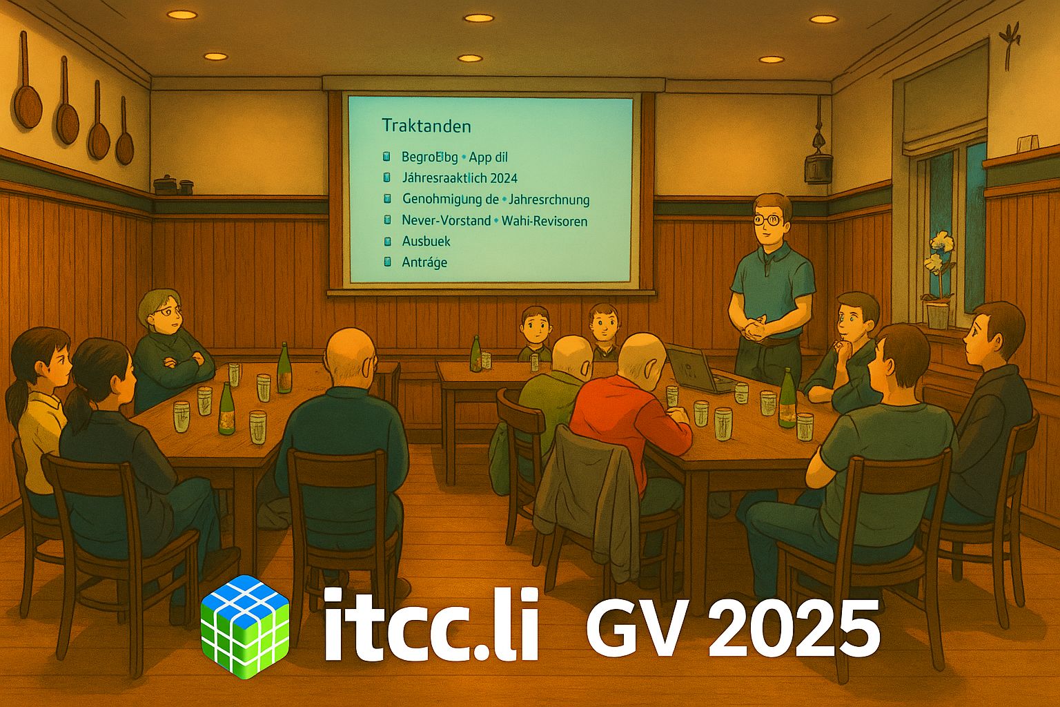 Unsere KI-Ghiblify-Version von der GV